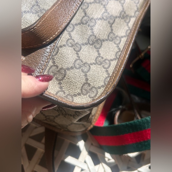 Gucci GG Supreme Ophidia Sherry Line crossbody tote Boston bag - Picture 15 of 16